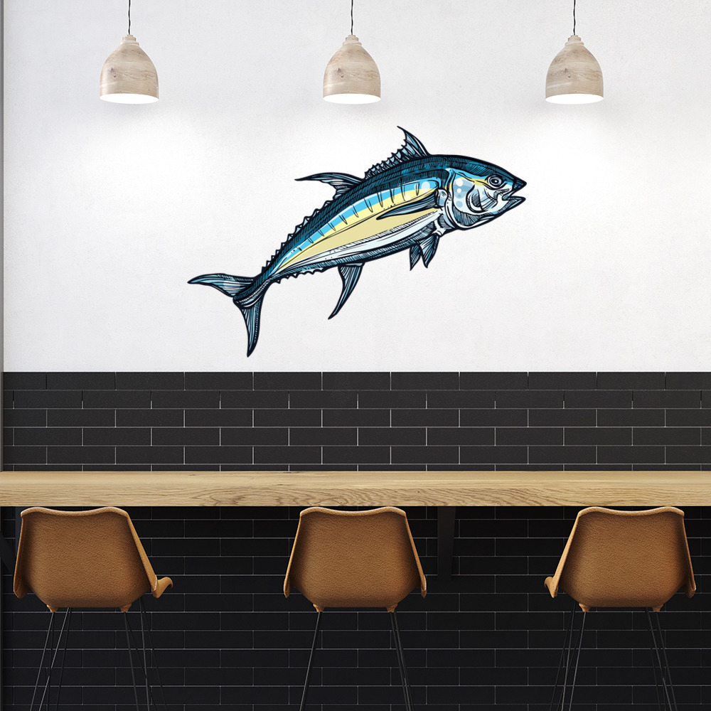 Tuna Fish Fishing Catch Wall Sticker