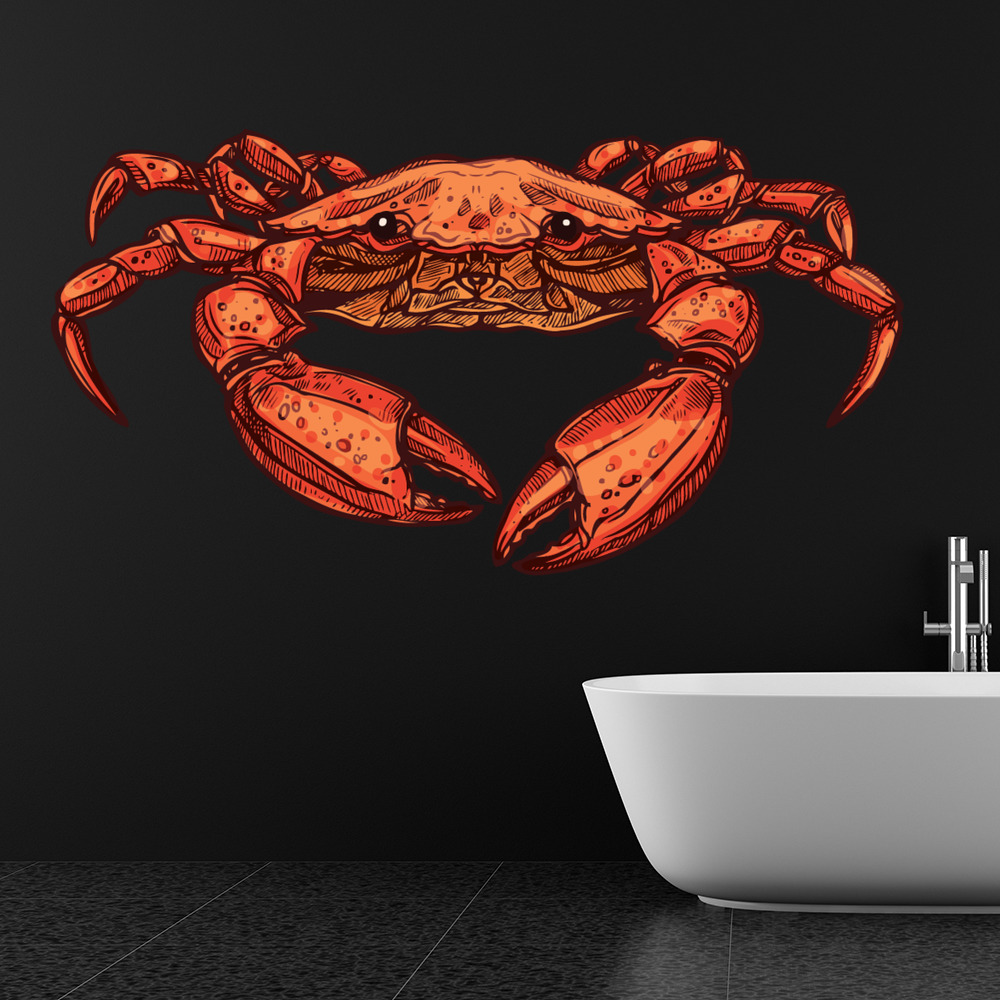 Crab Seafood Wall Sticker