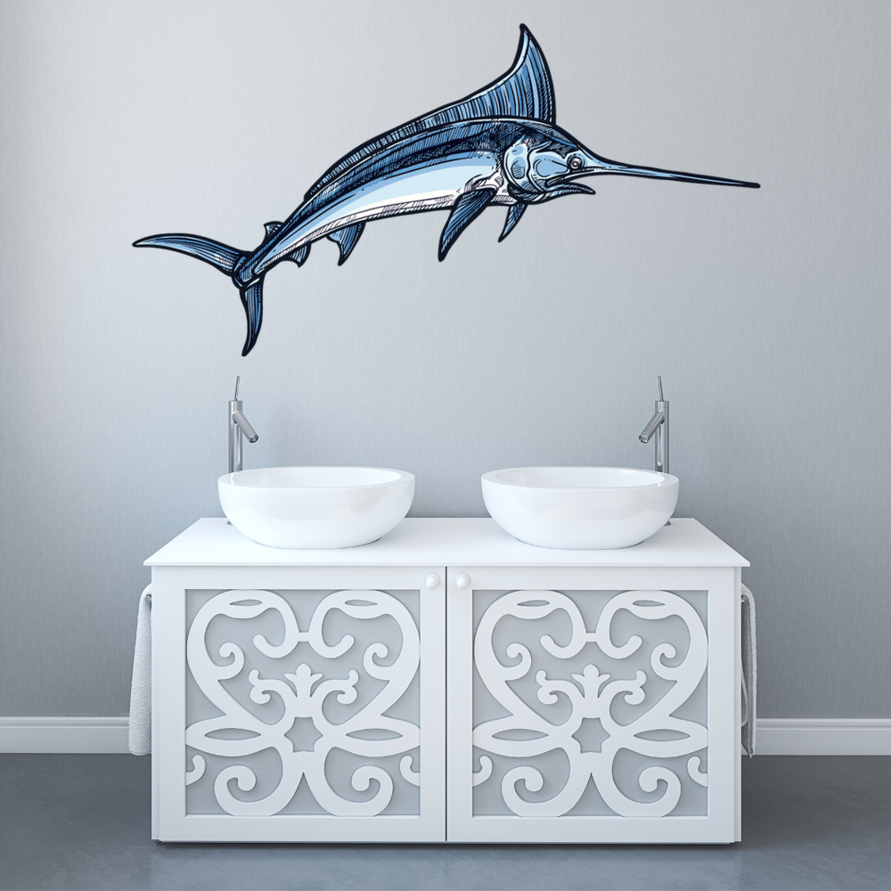 Swordfish Seafood Wall Sticker