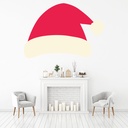 Red Santa Hat Christmas Wall Sticker