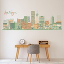 Las Vegas USA City Skyline Wall Sticker
