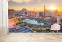 Las Vegas Sunset USA Cityscape Wall Mural Wallpaper