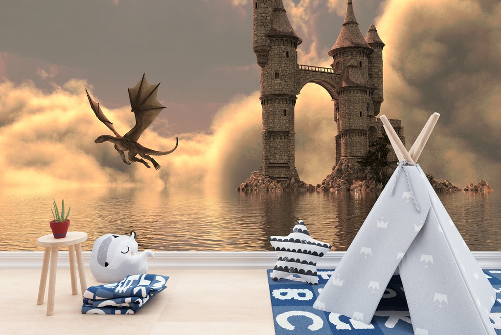 Dragons Keep Wall Mural Wallpaper