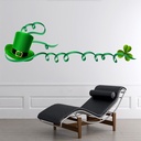 Leprechaun Hat Irish Luck Wall Sticker