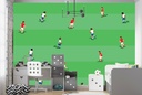 Football Match Wall Mural Wallpaper