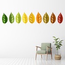 Autumn Leaves Leaf Wall Sticker Set