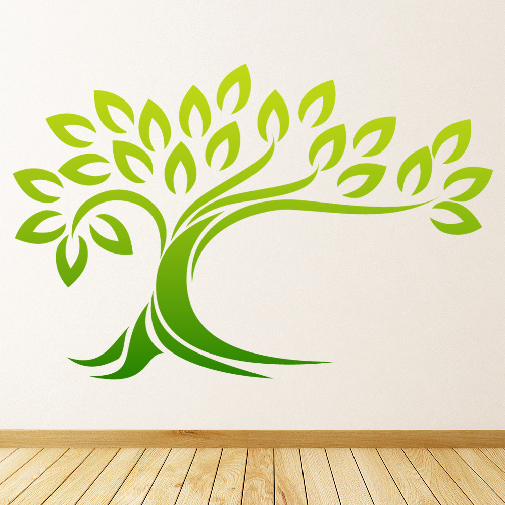 Green Tree Spring Wall Sticker | Icon Wall Stickers
