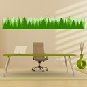 Green Forest Border Wall Sticker