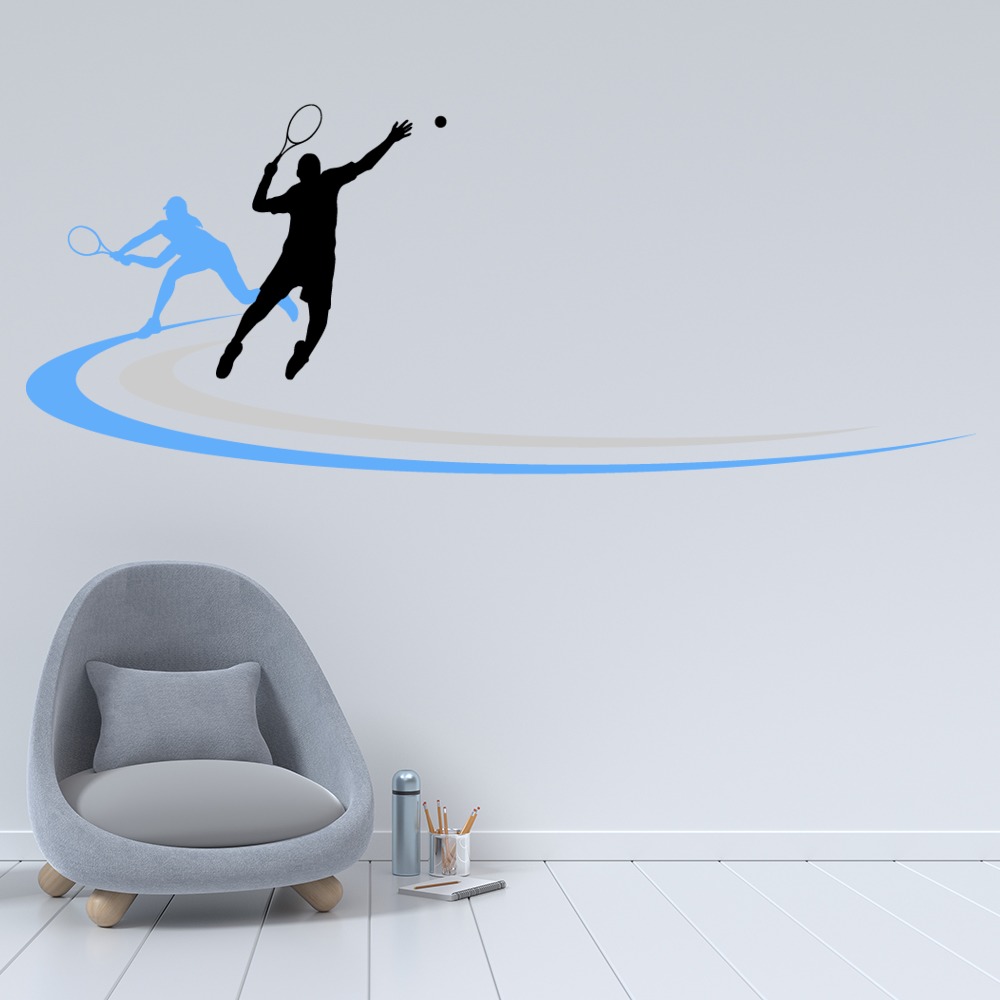 Tennis Match Wall Sticker