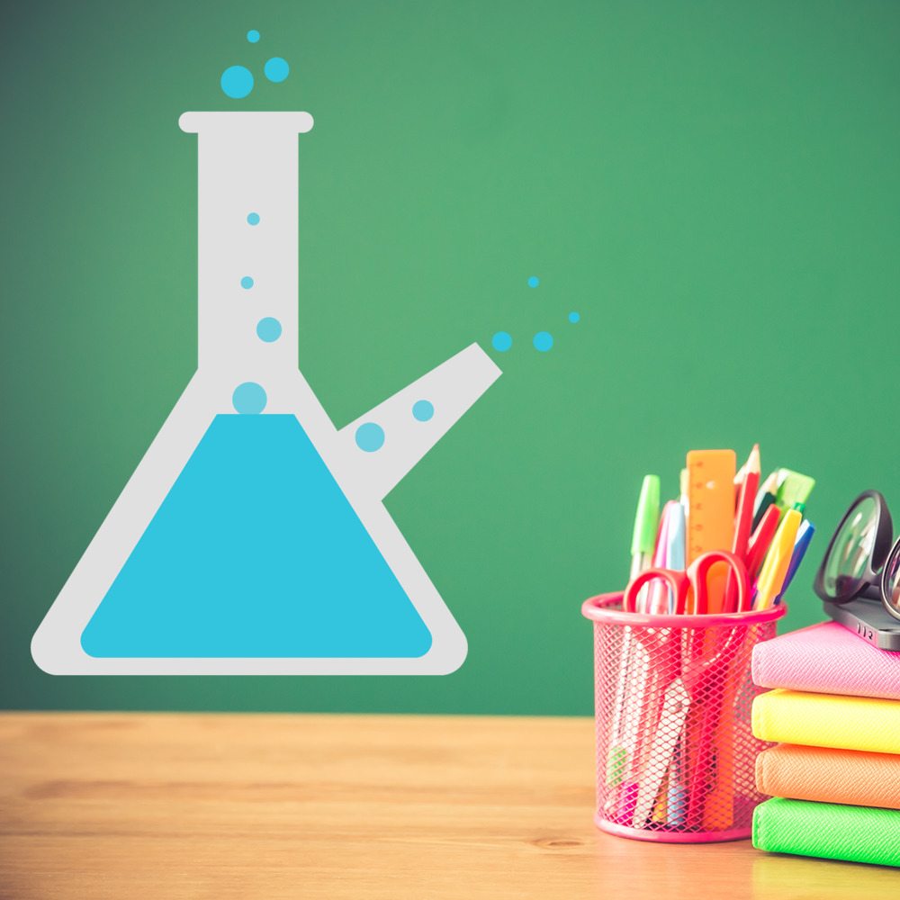 Acid Beaker Chemistry Science Wall Sticker