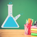 Acid Beaker Chemistry Science Wall Sticker