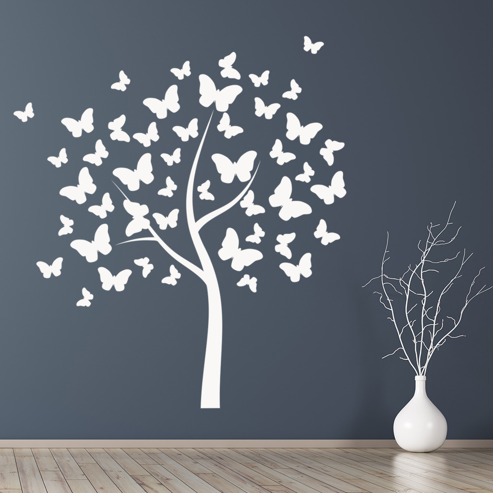 Butterfly Tree Nursery Wall Sticker