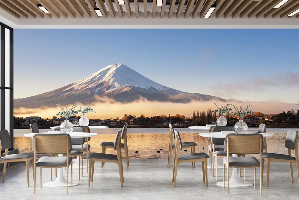 Mt.Fuji Volcano Japan Landscape Wall Mural Wallpaper
