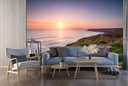 Cornwall Sunset Ocean Sunset Wall Mural Wallpaper