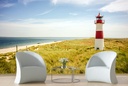List Lighthouse Beach Ocean Wall Mural Wallpaper