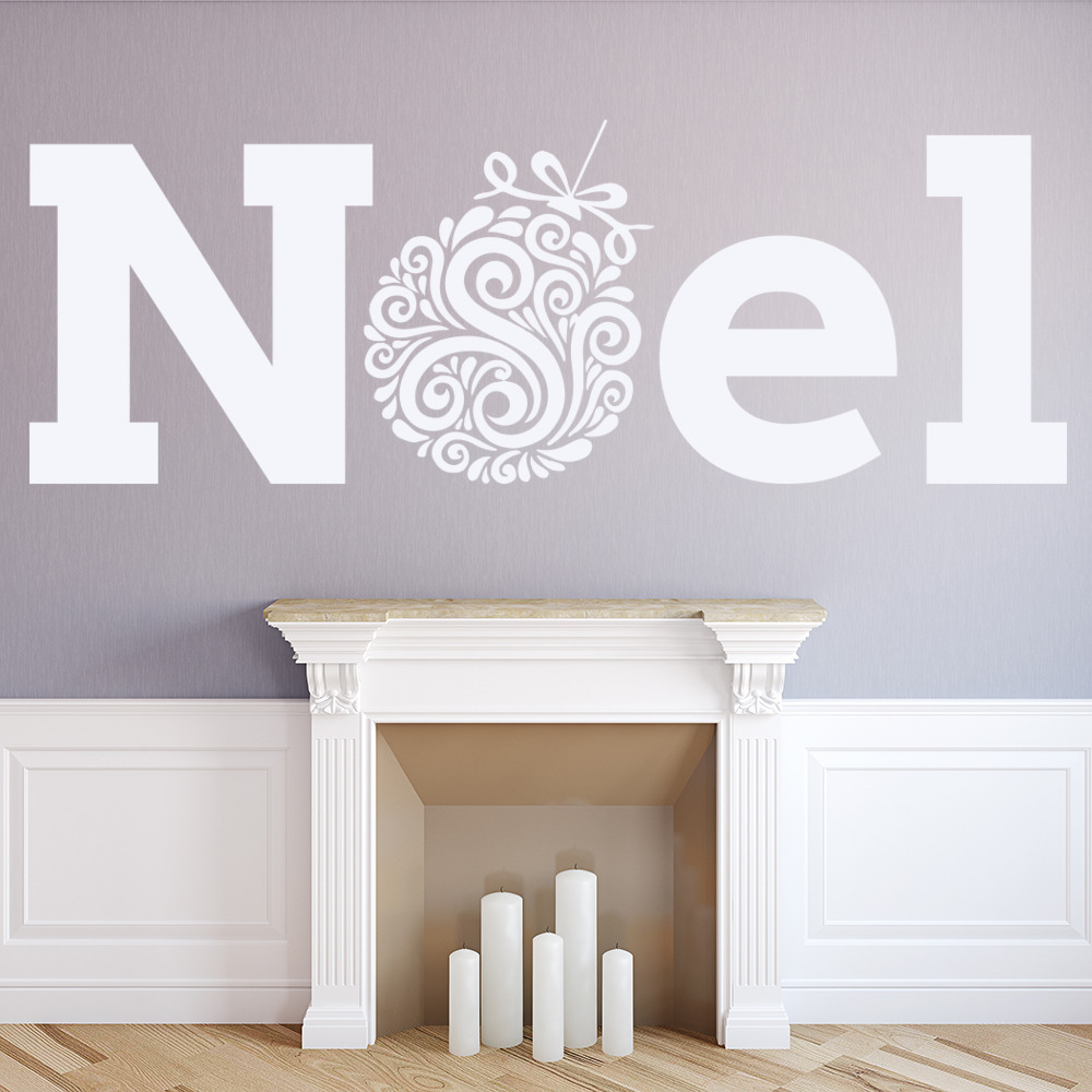 Noel Christmas Bauble Wall Sticker