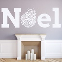 Noel Christmas Bauble Wall Sticker