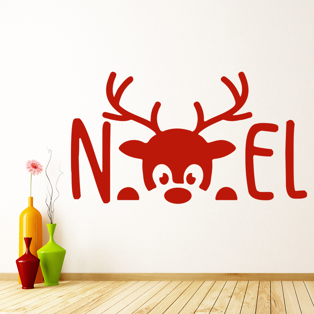 Noel Christmas Reindeer Wall Sticker