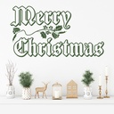 Festive Merry Christmas Wall Sticker
