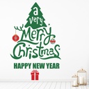 A Very Merry Christmas Tree Wall Sticker