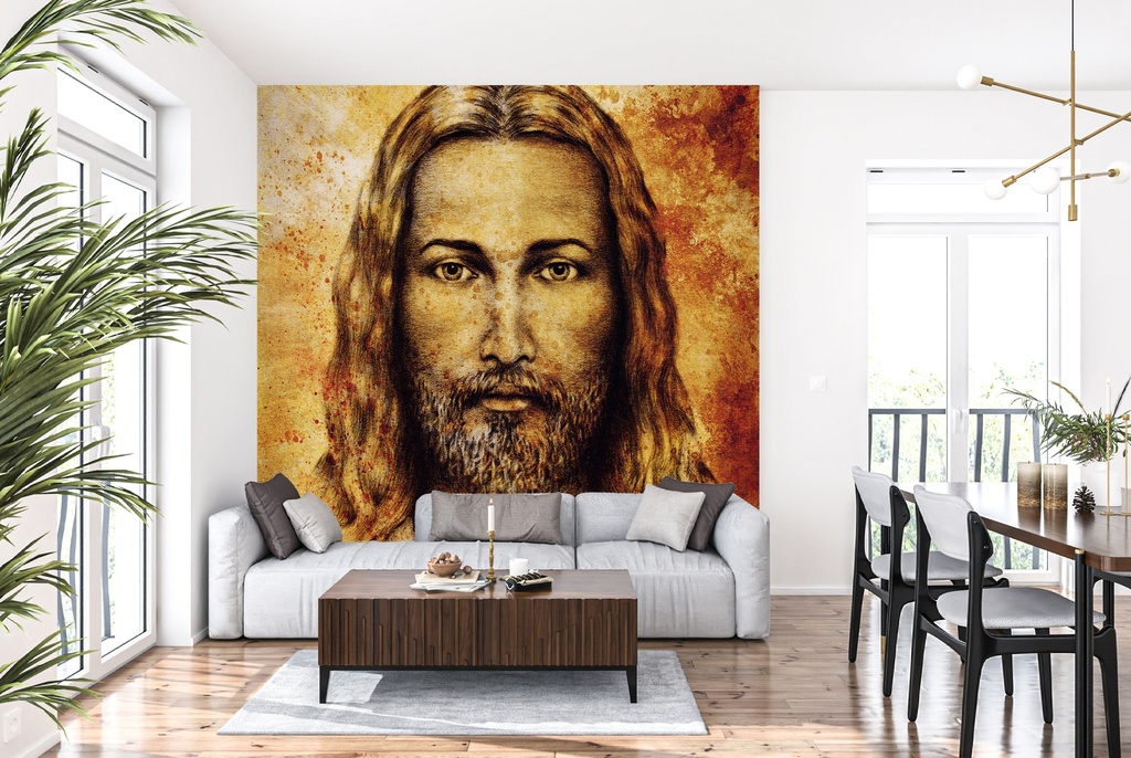 Jesus Christ Vintage Art Wall Mural Wallpaper