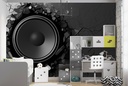 Loudspeaker Music Wall Mural Wallpaper