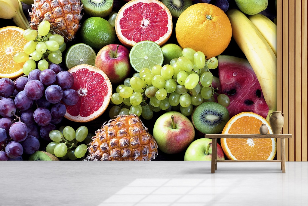 Fresh Fruit Kitchen Wall Mural Wallpaper - Mod2