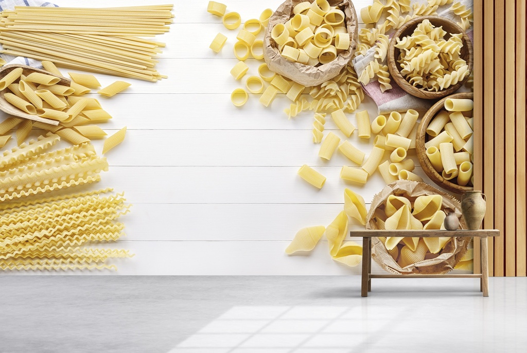 Pasta Ingredients Kitchen Wall Mural Wallpaper - Mod9