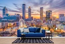 Atlanta Georgia City Lights Wall Mural Wallpaper