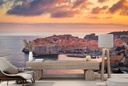 Dubrovnik Sunset Croatia Wall Mural Wallpaper