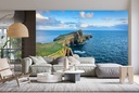 Neist Point Lighthouse Scottish Coast Wall Mural Wallpaper