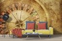 Vintage Roulette Casino Wall Mural Wallpaper