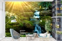 Sunlit Mountain Stream Wall Mural Wallpaper