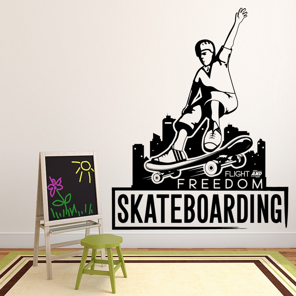 Skateboarding Board Sports Wall Sticker | Icon Wall Stickers