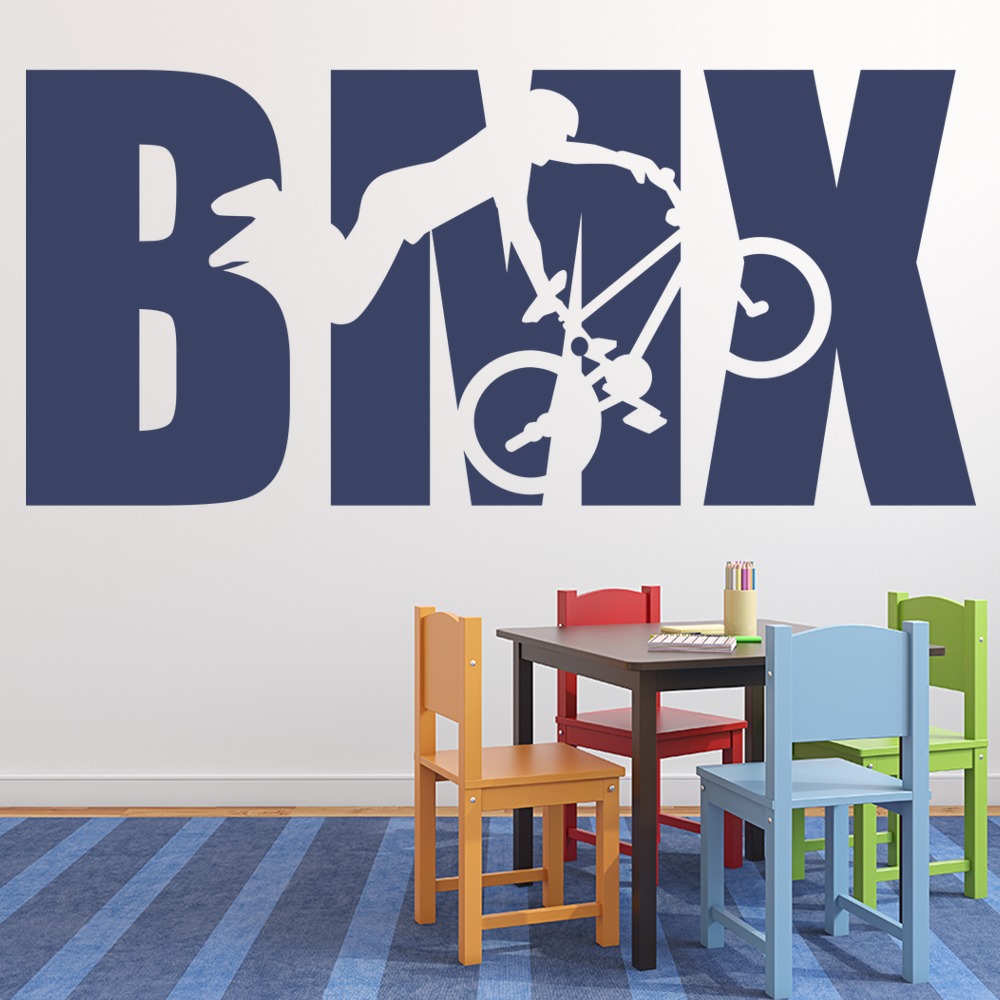BMX Bike Wall Sticker - Mod9