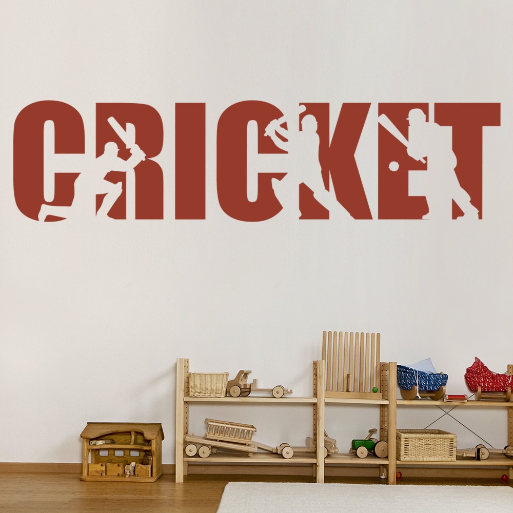 Cricket Logo Wall Sticker