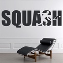 Squash Logo Wall Sticker