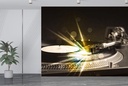 DJ Turntable Music Wall Mural Wallpaper