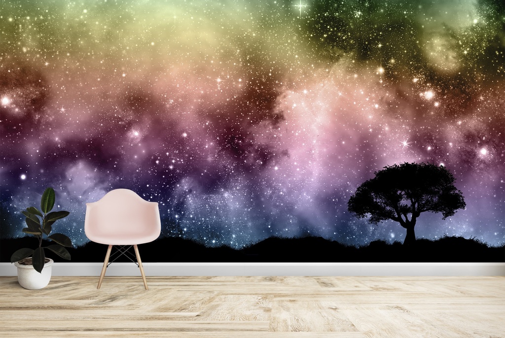 Twilight Tree Wall Mural Wallpaper
