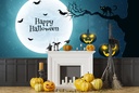 Happy Halloween Pumpkin Tree Wall Mural Wallpaper