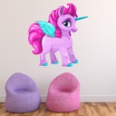 Purple Pegasus Unicorn Wall Sticker