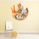 Noah's Arc Animal Safari Wall Sticker Set