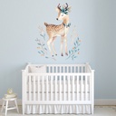 Woodland Deer Nursery Wall Sticker - Mod2
