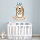 Woodland Bear Nursery Wall Sticker