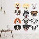 Dog Breeds Wall Sticker Set