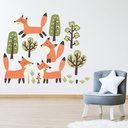 Woodland Fox Wall Sticker Set
