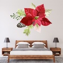 Red Flower Wall Sticker
