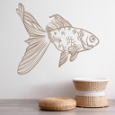 Gold Fish Wall Sticker