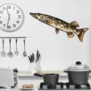 Pike Fish Wall Sticker