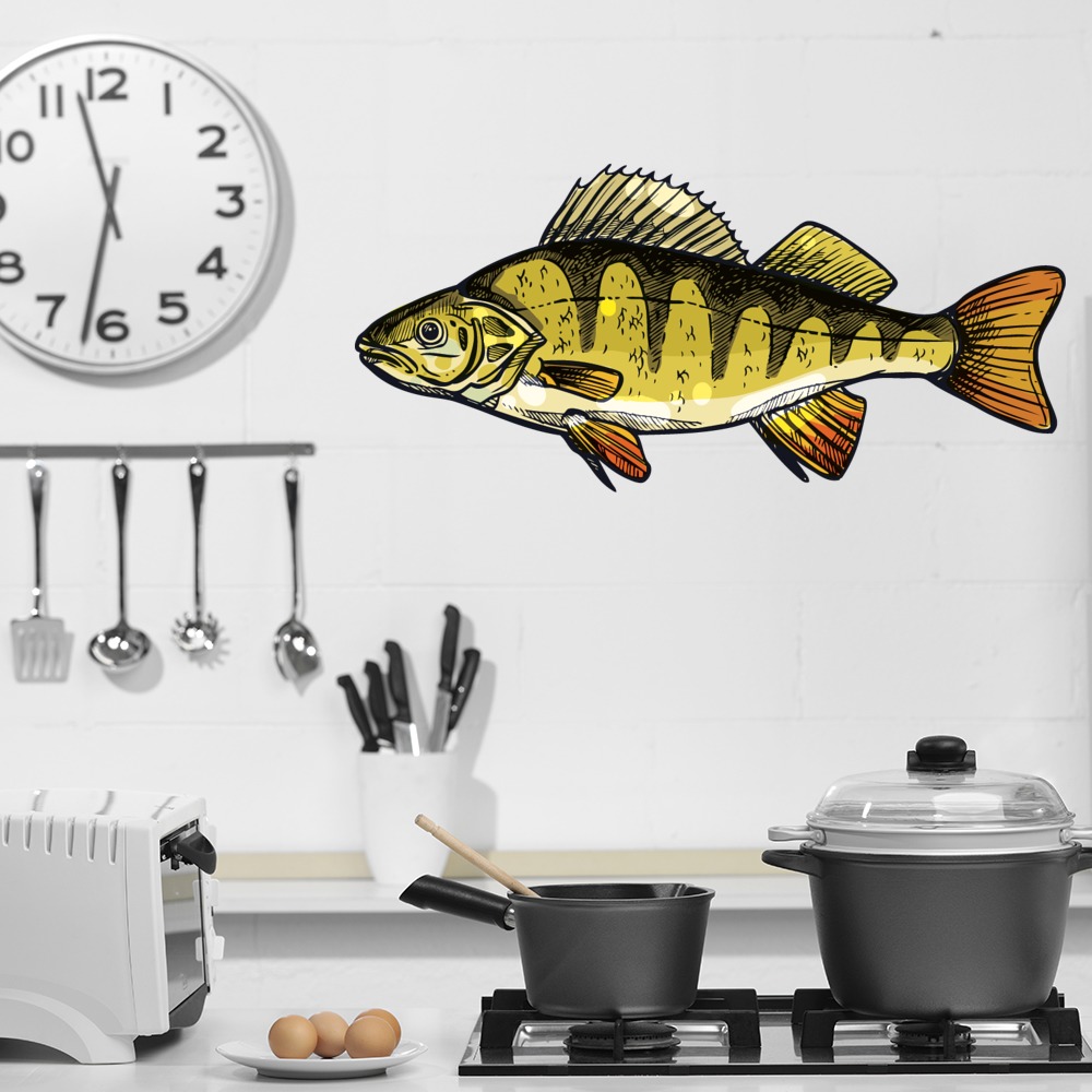 Bass Fish Wall Sticker
